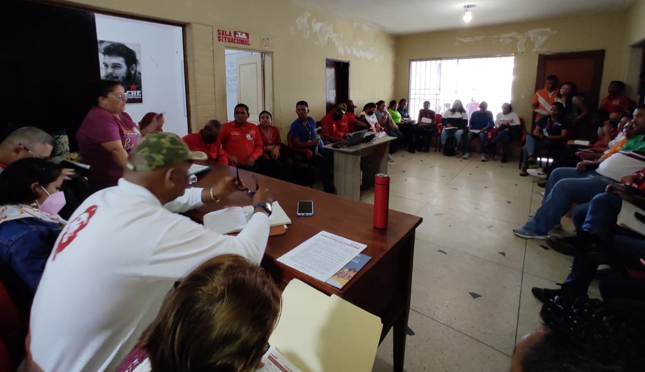 Estado mayor de alimentación del Zulia sostuvo reunión con el equipo de