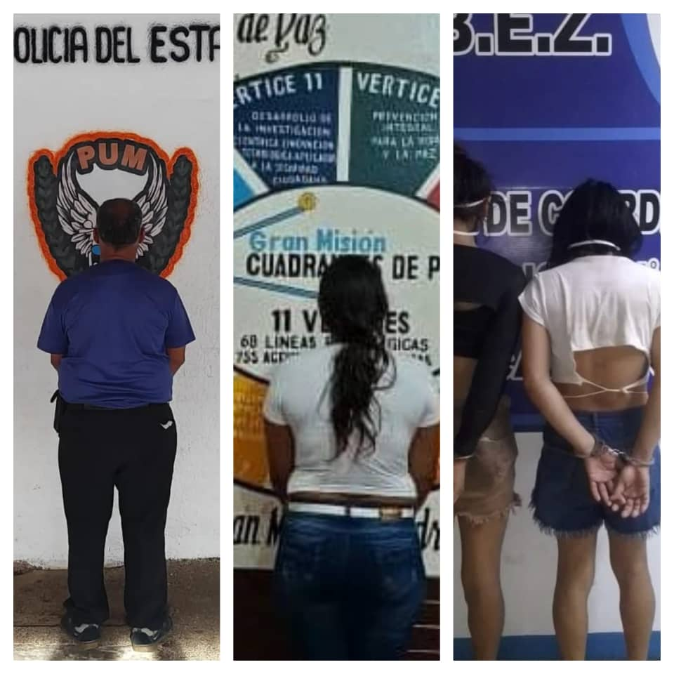 Tres estaban solicitados El Cpez arrestó a cuatro personas en